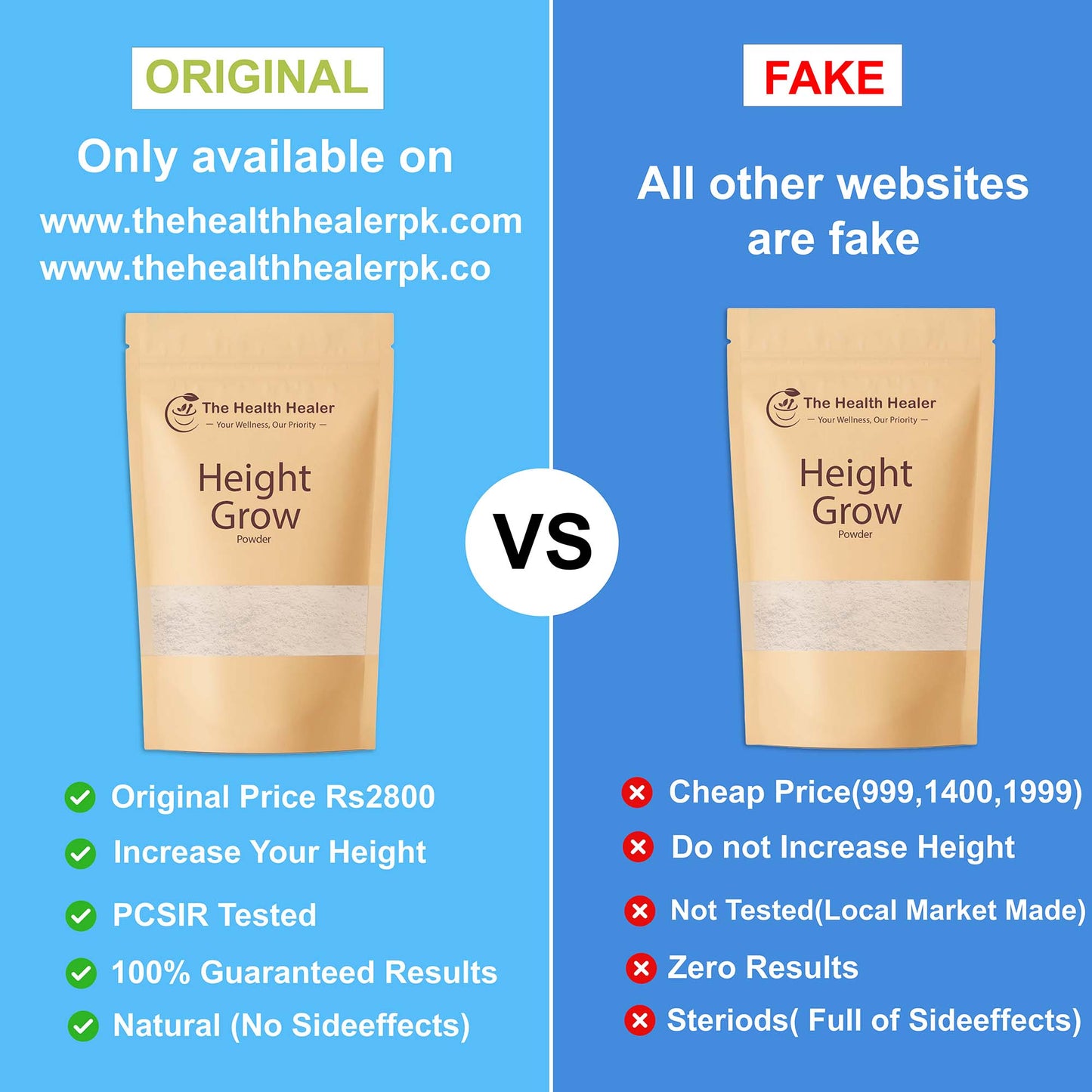 The Height Powder (for Bone & Growth Support)